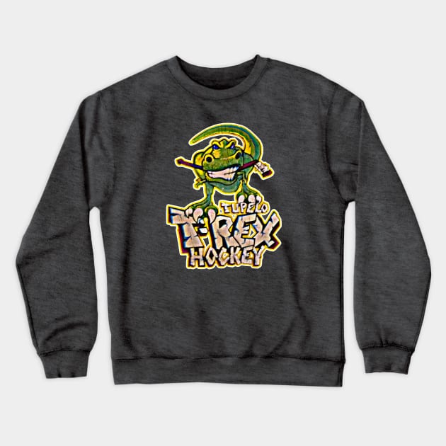 Tupelo T-Rex Hockey Crewneck Sweatshirt by Kitta’s Shop